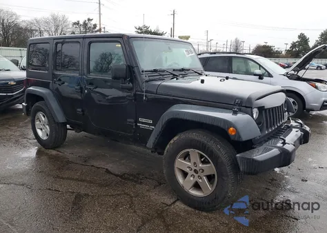 2016 Jeep Wrangler Unlimited Sport z USA, uszkodzony, nr VIN 1C4BJWDG2GL114834